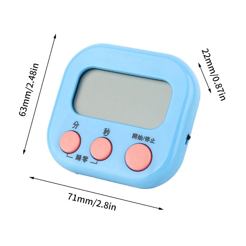 Таймер Тренажерный зал Кухня Напоминание Электронный таймер Цифровой секундомер Таймер с большим экраном
