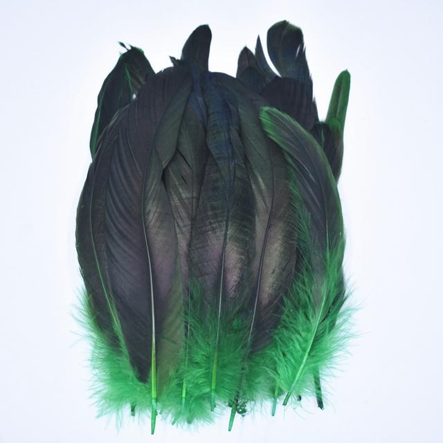50 шт./лот, разноцветные петушиные перья для поделок, украшение в виде курицы для рукоделия и поделок, карнавальные аксессуары «сделай сам», шлейфы