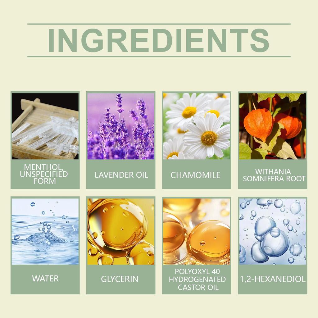 4 Types of Aroma Herbal Sleep Stick Gentle Ingredients for Nourishing Nighttime Sleep Portable Stick