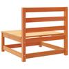11 piece Garden Sofa Set Wax Brown Solid Pine Wood