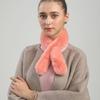 LALA Fur Scarf Petite-Light Pink