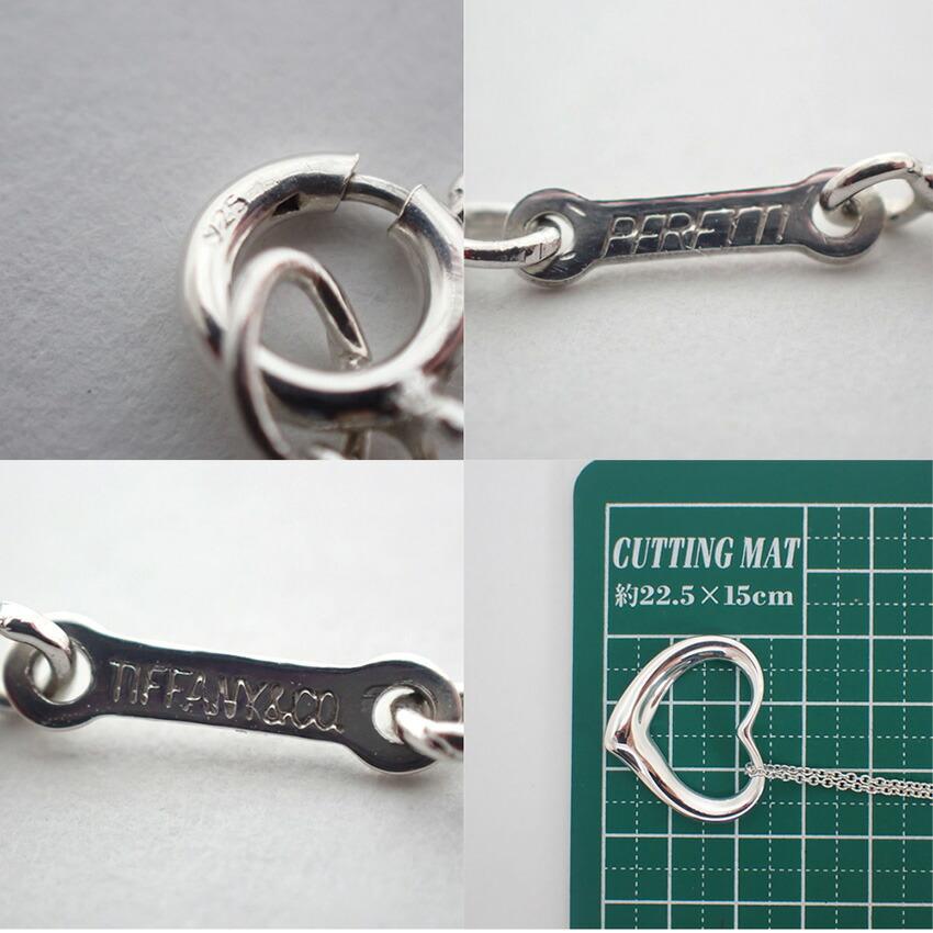 [Used] TIFFANY 925 Open Heart Pendant/Necklace/g502-51