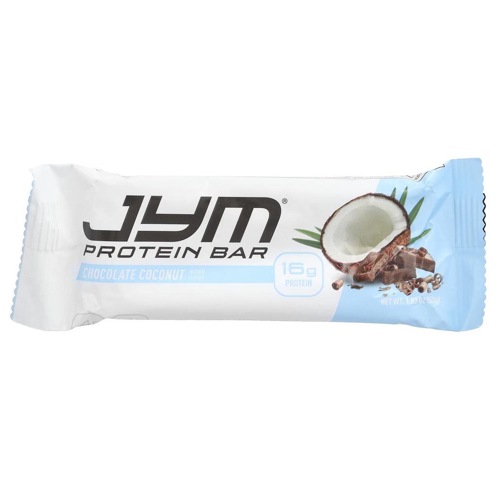 JYM Supplement Science Protein Bar, Chocolate Coconut, 12 Bars, 52 G (1.83 Oz) Each