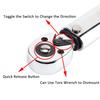 Ratchet Torque Wrench Square Drive 5-60N.m Reversible Ratchet Key 3/8 Inch Adjustable Torque Spanner Precise Preset Hand Tool