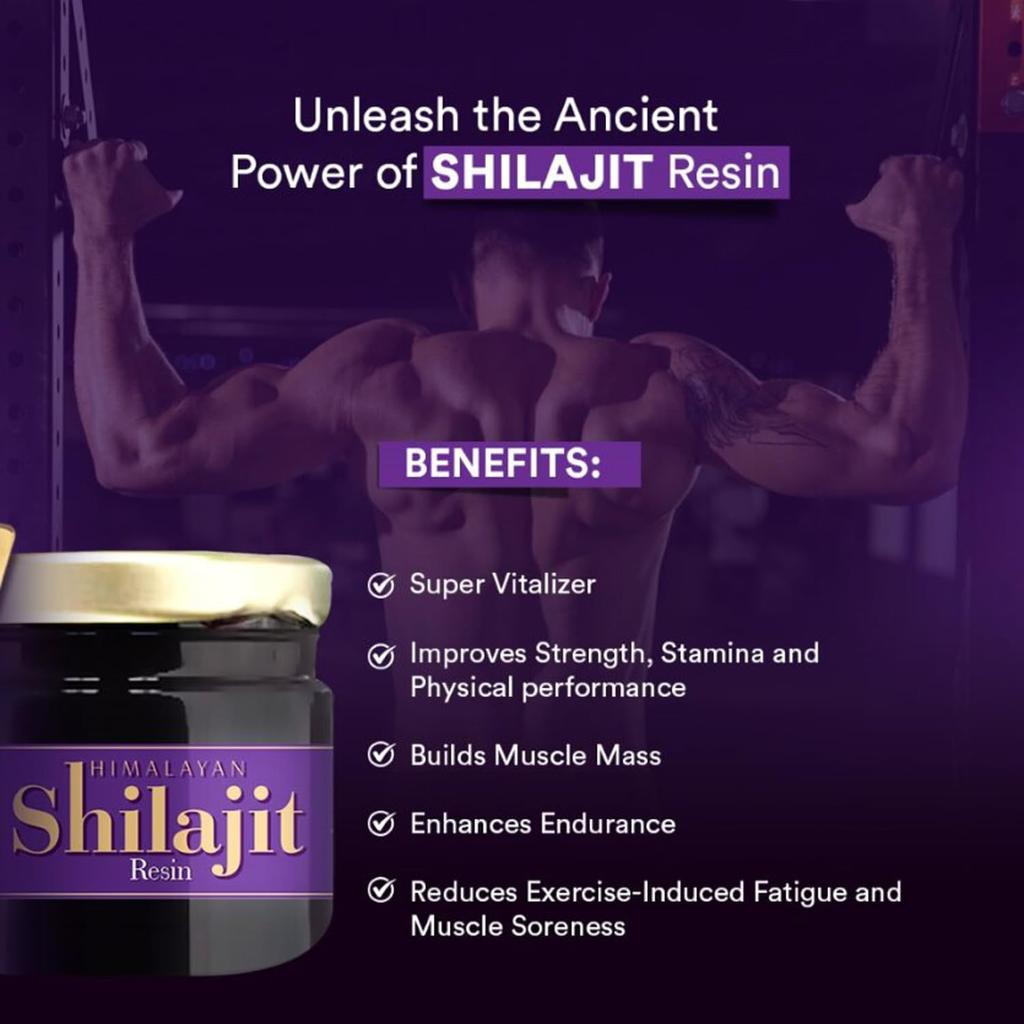 Baidyanath Asli Ayurved Himalayan Shilajit Resin 20Gm Pack Of 1 For Energy Stamina Performance