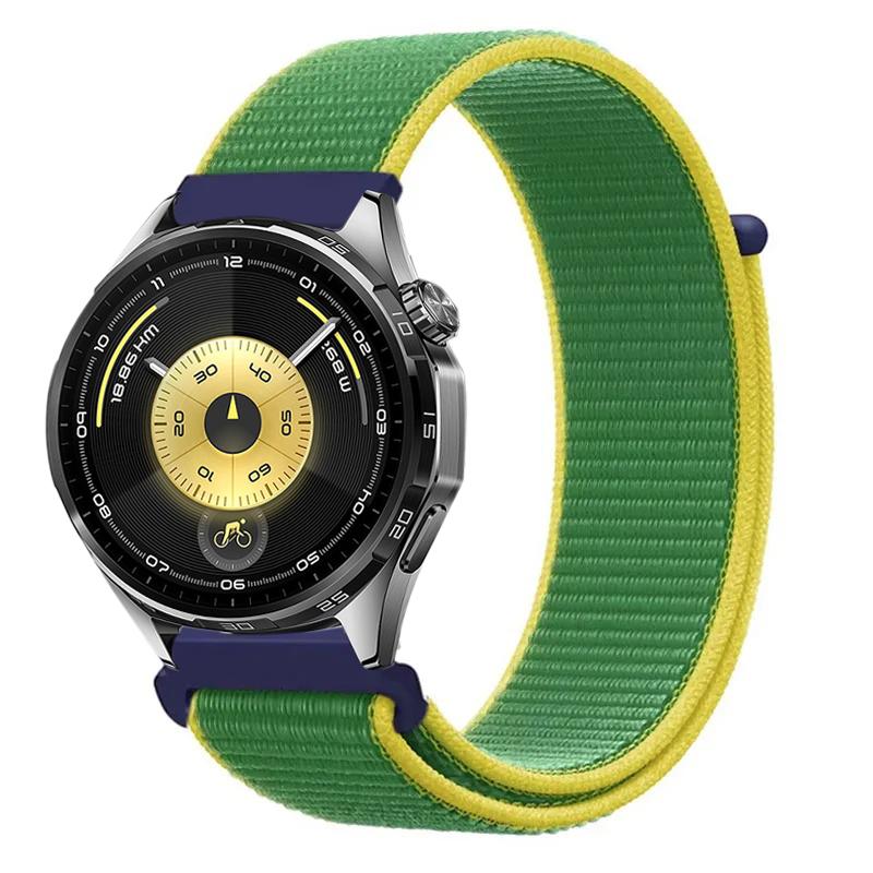22 мм 20 мм Нейлоновый ремешок для Huawei Watch 5 4 GT6 GT6 Pro GT5-4-3 46 мм Браслет в стиле флага Amazfit Bip 6 Active 2 Balance 2 Correa