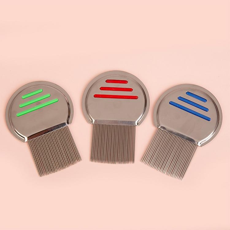 Hot Sell Pet Grooming Metal Tick Louse Flea Comb Hair Head Lice Comb Dog Nit Clean Comb
