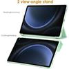 Coque + Verre Trempé - E.F.Connection - pour Samsung Galaxy Tab S10+/S9 Plus - Anti-Rayures - Vert