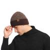 Winter Men's Wool Hat New Double-layer Adult Hat Fleece Warm Knitted Hat