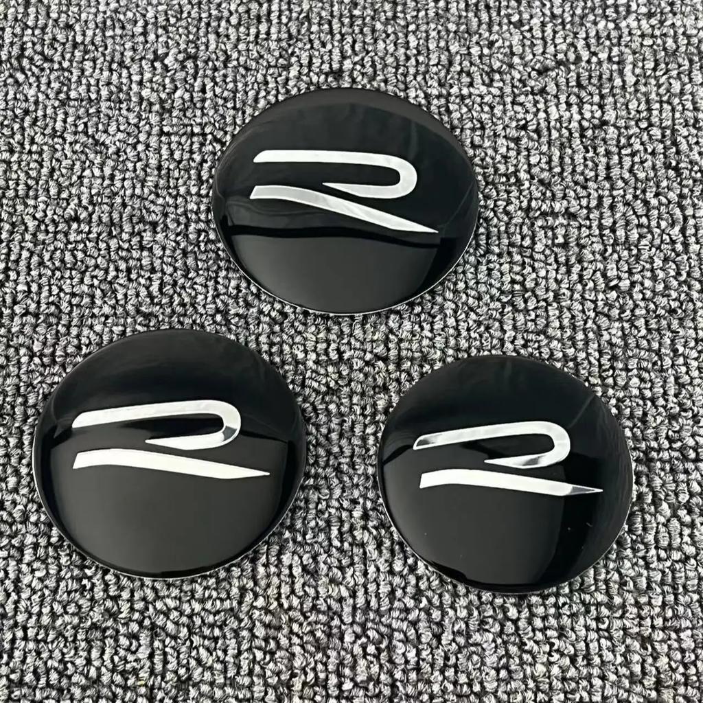 2026 Горячие Для VOLKSWAGEN VW Автомобиля R Значок Колпачок Центральной Ступицы Колеса Наклейка Аксессуары Для Volkswagen VW R-line GTI Polo Golf Touareg