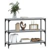 Bookshelf Gray Sonoma 100 x 33 x 70.5 cm Particleboard and Steel