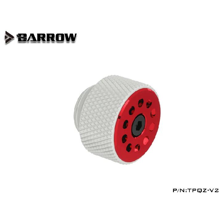 Barrow TPQZ-V2 Multi-Color Air Evacuation Valve G1/4 Watercooler Fitting for PC Silver Black White - Water Cooling System Access
