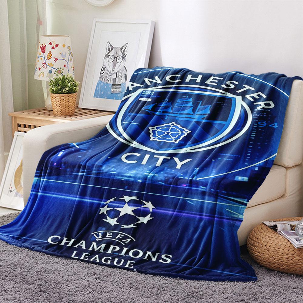 Raw MCFC Passion Blanket, High quality Comfortable for All Seasons, Home Decor, Warmth and Comfort