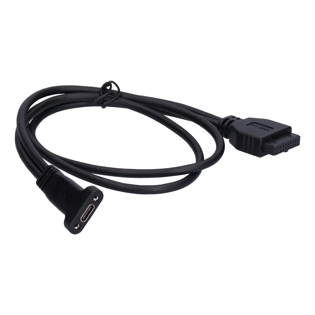 Кабель-адаптер 19-контактный USB 3.0 на внешний USB Type-C разъем 50 см линия передачи данных
