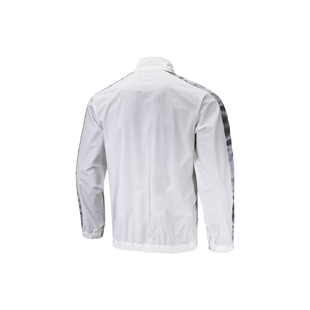 Under Armour Stand Collar Ripple Print Sports Woven Jacket Men Jackets White 22500401-100