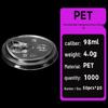 Одноразовый пластиковый стаканчик PET калибра 98 для кофе, молочного чая, холодных напитков, лимонада, приготовленного вручную, с возможностью нанесения индивидуального логотипа