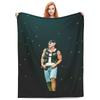 Super Warm Portable Throw Blanket for Home Car Bedspread Flannel Blankets Perfect for Summer AC  Singer Songwriter Inspired