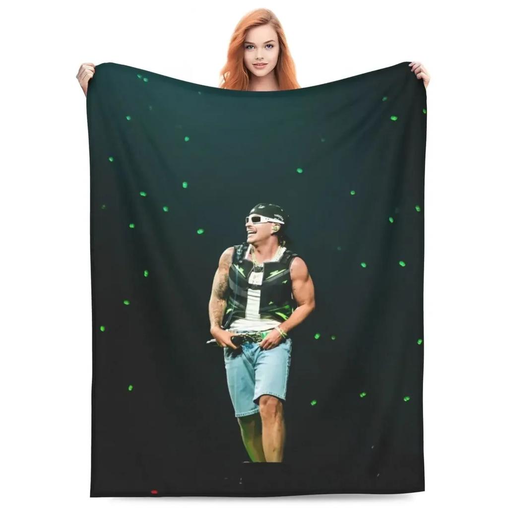 Super Warm Portable Throw Blanket for Home Car Bedspread Flannel Blankets Perfect for Summer AC Singer Songwriter Inspired