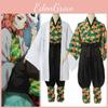 Костюм для косплея Demon Slayer Kimetsu No Yaiba Сабито Изысканный комплект кимоно и плаща для фанатов