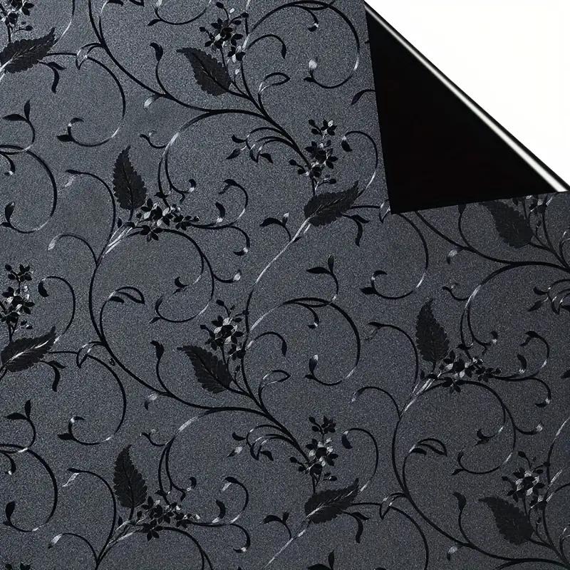 Черная наклейка на стекло 100% покрытие непрозрачная полностью покрывающая наклейка на стекло для окна защита от подглядывания конфиденциальность электростатическая матовая оконная пленка