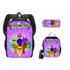 Large-capacity Backpack For Primary And Secondary School Students, Cartoon Shoulder Bag And Pencil Case For Children