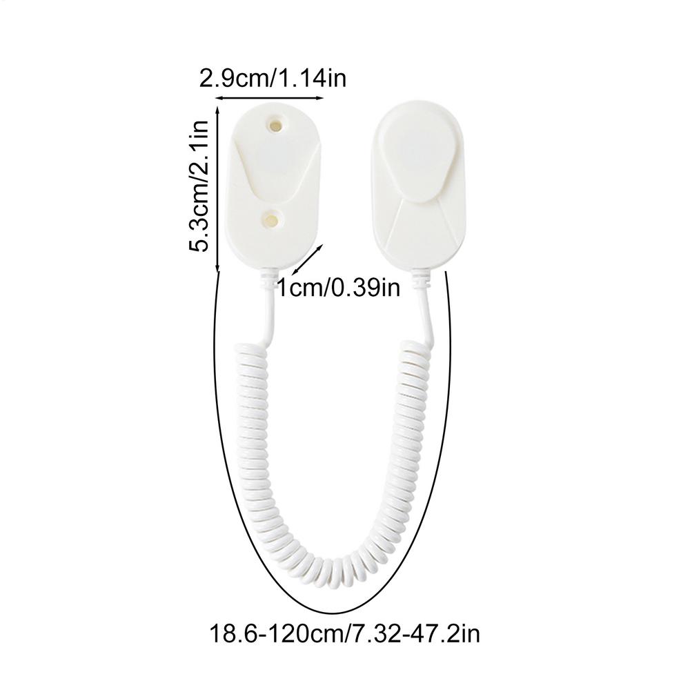 Магнитный держатель для пульта ДУ Держатель для ТВ-контроллера с выдвижным пружинным шнуром Анти-потерянный кронштейн для контроллера для дома на колесах, спальни, настенный