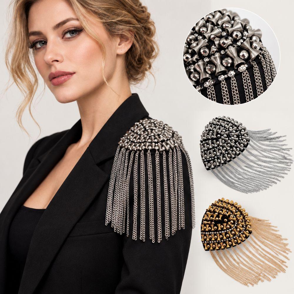 Detachable Shoulder Epaulet Shoulder Decor Shoulder Epaulet Brooch Suit Decoration Brooches Suit