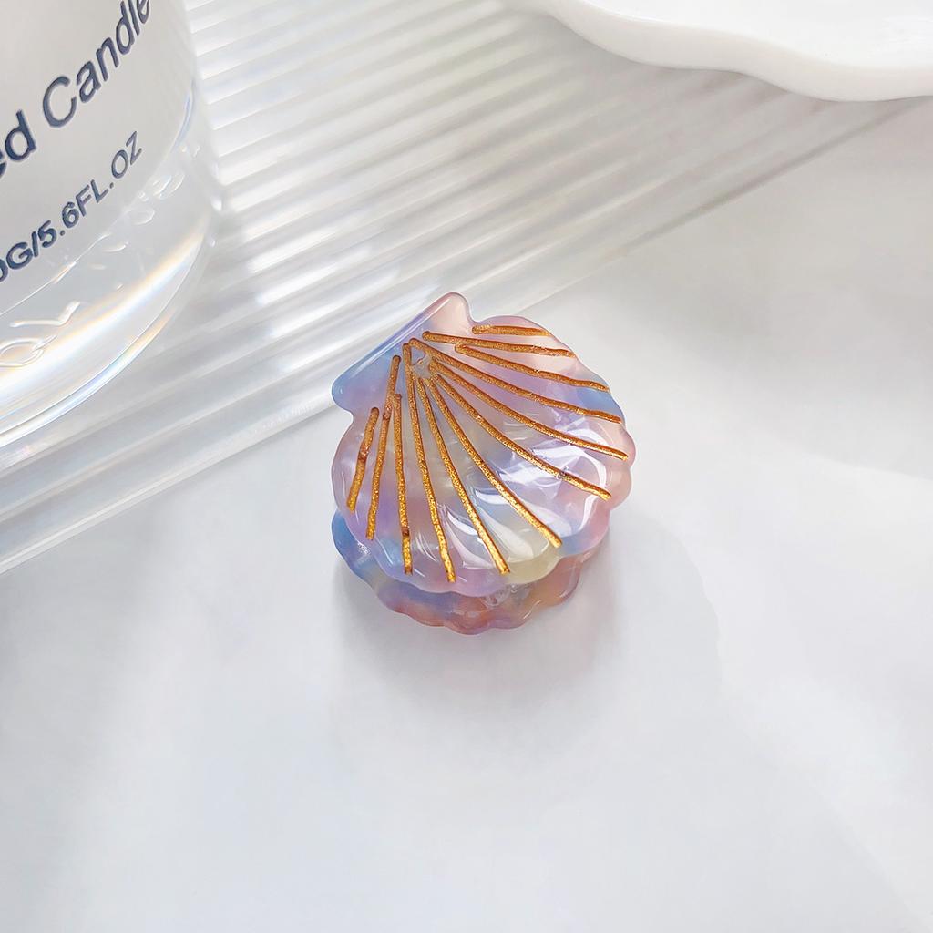 Маленькая шпилька в виде ракушки из уксусной кислоты, симпатичная мини-зажим сбоку, зажим сверху, зажим в виде акулы, сломанная шпилька для волос, милые аксессуары