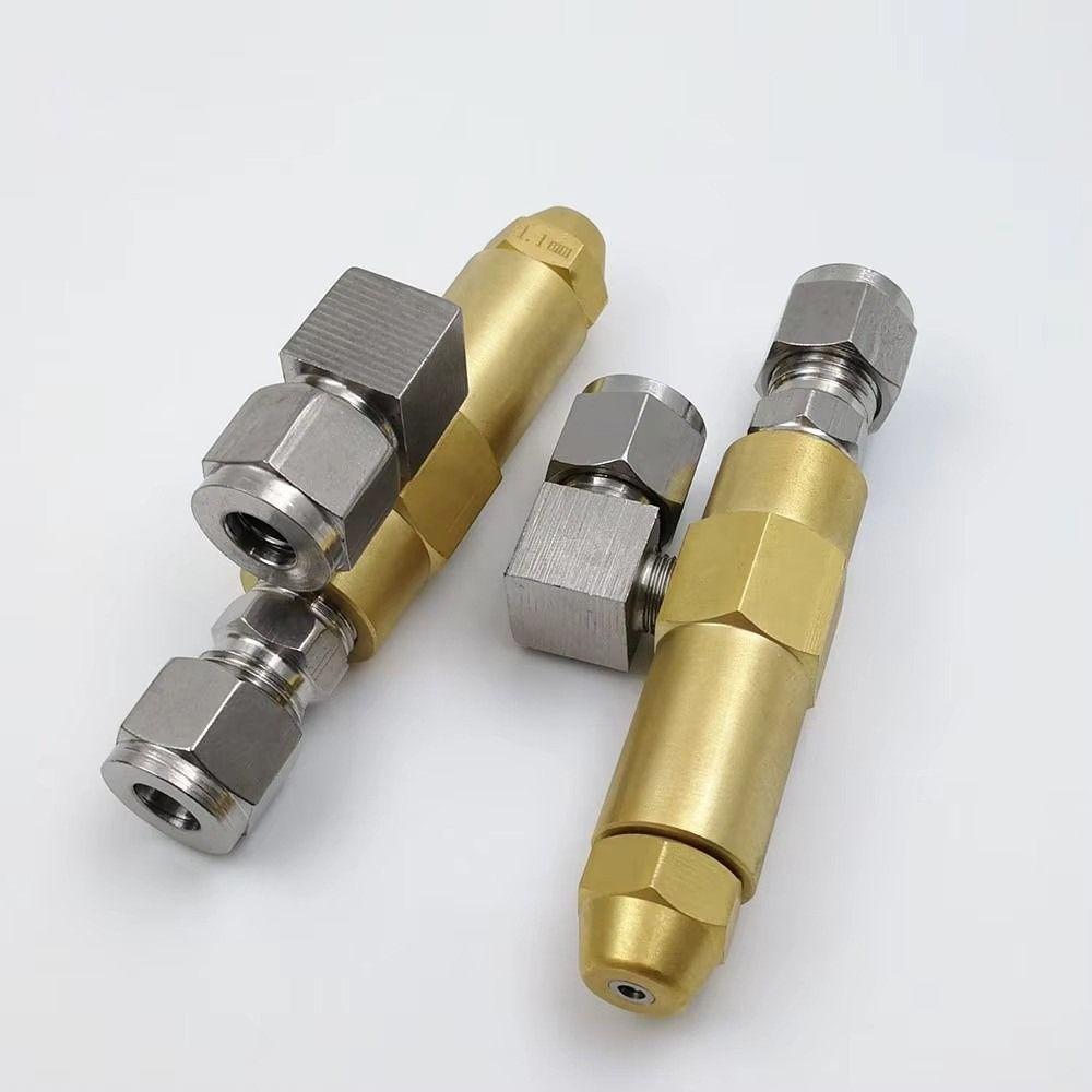 Stainless Steel Fittings Atomizing Nozzle Brass Nozzle Oil Burner Nozzle Waste Oil Burner