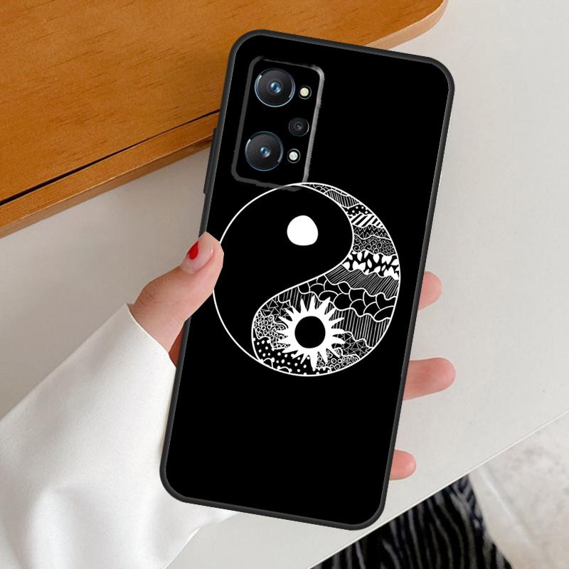 Восемь Триграмм Тайцзи Инь Ян Для Realme C53 C51 C55 C67 C30 C31 C33 C35 C21Y C25s GT5 9 10 11 12 Pro Plus GT Neo 6 Чехол