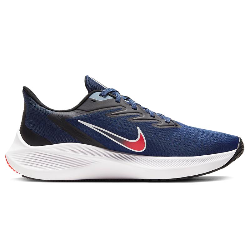 Nike Air Zoom Winflo 7 'Midnight Navy Crimson' Sneakers CJ0291-400