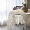 Cloth Daddy Ins Style Beige Lace Table Cloth Hollow Round Western Food Cafe Party Tablecloth Tablecloth