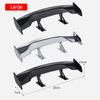 Car Universal Mini Spoiler Tail Wing Carbon Fiber Look Mini Modified Tail Wings Model Auto Styling Decoration Car