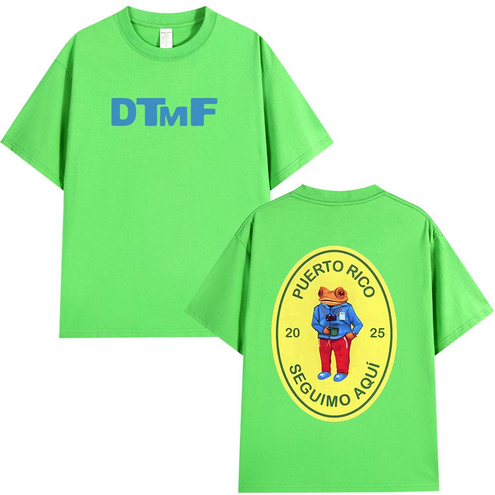 Bad Bunny DTMF Debi Tirar Mas Fotos 2025 Новая Альбомная Футболка Мужская Женская Одежда Хлопковые Оверсайз Футболки Хип-Хоп Модная Футболка