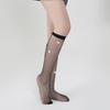 Sparkly Fishnet Short Socks - European & American Style, White Diamond Accents, TZ5006