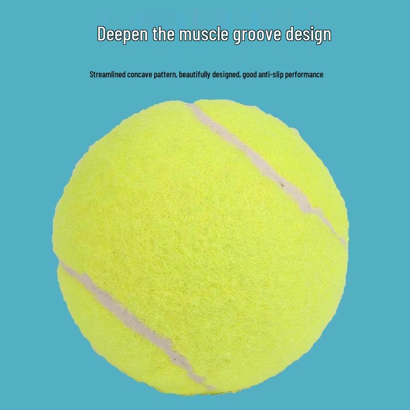 Newcomer Exclusive: Durable High Elasticity Training Tennis Balls - Beginner Friendly & Wear-Resistant.