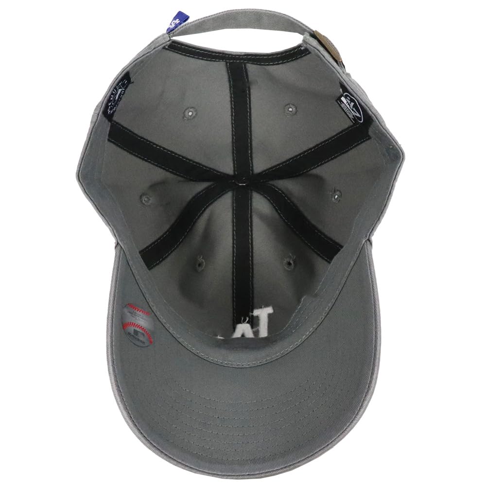 Кепка Seven 47 Los Angeles Dodgers Cleanup CLEAN UP, низкая кепка, темно-серая, серая, один размер, подходит большинству [Forty Brand] для мужчин и женщин