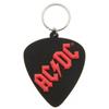 AC/DC Plectrum Rubber Keyring