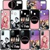 Чехол для iPhone 15 14 Xiaomi Redmi Note 13 12 11 Pro Max X 8 7 9 XR Samsung Galaxy S24 S23 A05 OPPO A15 Huawei Rose Jennie Black Pink Lisa Jisoo Case