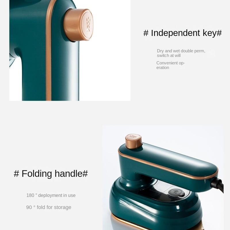 Мини вращающийся паровой утюг ручной для влажной и сухой глажки двойной генератор горячего пара портативный отпариватель для одежды домашний дорожный подвесной утюг