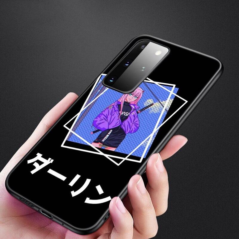 Чехол Zero Two Darling in the FranXX Anime для Samsung Galaxy S20 S21 FE S10 Lite Note 20 10 Lite S8 S9 S10E S10 Plus Ultra Cover