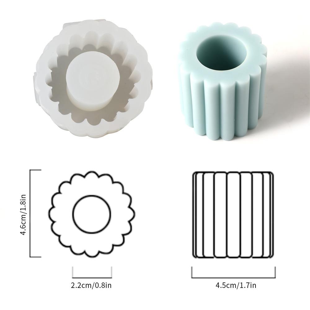 Стеклянная форма для свечей, форма для изготовления ароматических свечей своими руками, для конических свечей диаметром 2,2 см, инструменты для рождественского украшения ручной работы
