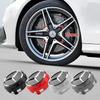 New 4pcs 75mm Black Red Raised Car Styling Wheel Center Cap Hub Covers Badge Car Accessories For Mercedes Benz AMG A0004000900