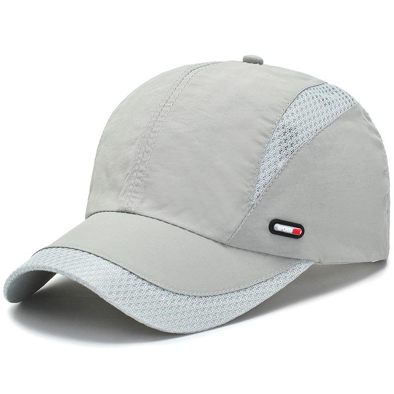 Шляпа Мужская Весенне-летняя Сетчатая Бейсболка Быстросохнущая Стираемая С Большим Козырьком Дышащая Влагоотводящая Кепка для Занятий Спортом на Открытом Воздухе