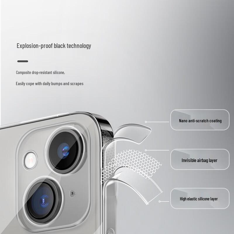 Clear Anti-Drop Phone Case for Huawei WIKO Hi Enjoy 60 Pro / U Enjoy 50 Plus