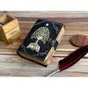 Leather Journal Tree of Life - Genuine Leather Notebooks For Women - Beautiful Journal For Sketches Book Traveling Book Blank Spell Book