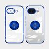 Электроplated Прозрачный Магнитный Кольцо-Держатель Чехол для For Google Pixel 7 8 9 10 Pro XL 10A 9A 8A 7A 6A Ударопрочный Держатель Чехол