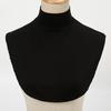 Korean Style Round Base Layer False Collar - All-Season Decorative Accessory