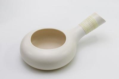 SP00182 Tokoname Ware Fujimaki Roaster Iriki White Roast Roasting Enamel Sesame (Горящий ростер)