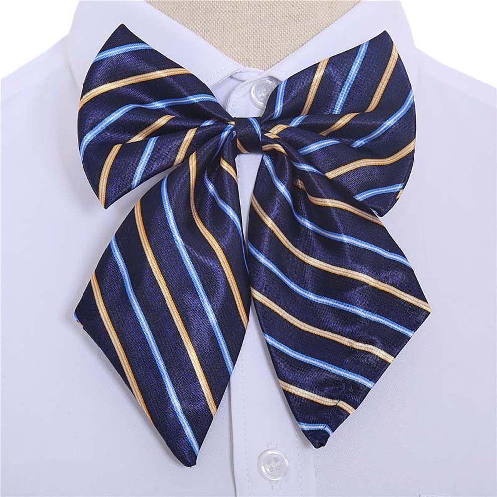 Корейский стиль стюардесса авиакомпании галстук в горошек JK униформа галстуки-бабочки галстуки с бантом дамы/девочки